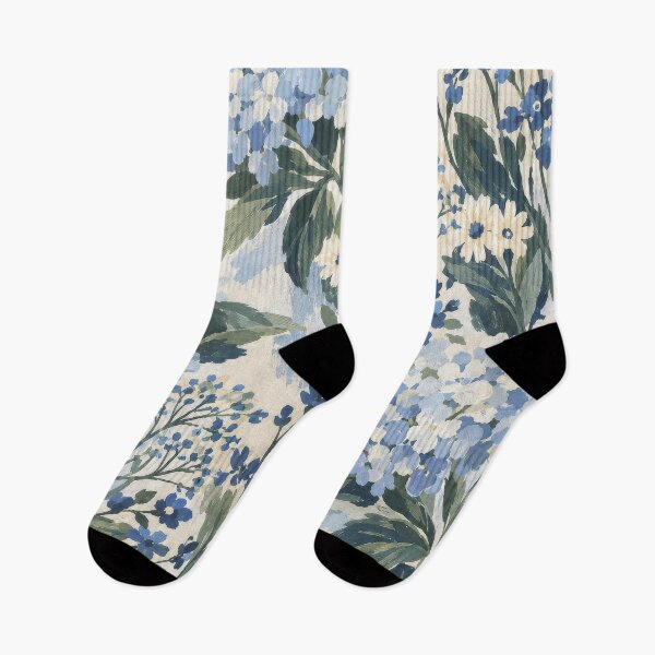 Item preview, Soft Blue Floral Pattern designed and sold by scicilysimonee.