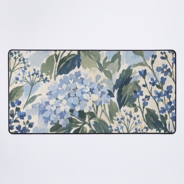 Item preview, Soft Blue Floral Pattern designed and sold by scicilysimonee.