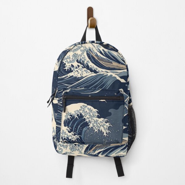 Item preview, Japanese Art Great Ocean Minimalistic Waves Seamless Pattern  designed and sold by ArtDesignTp.