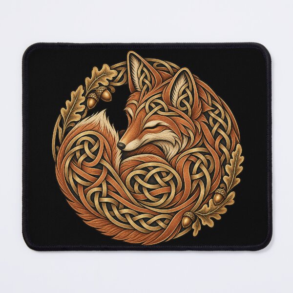 Item preview, Celtic fox with oak knots designed and sold by lAnJefurtifeu.
