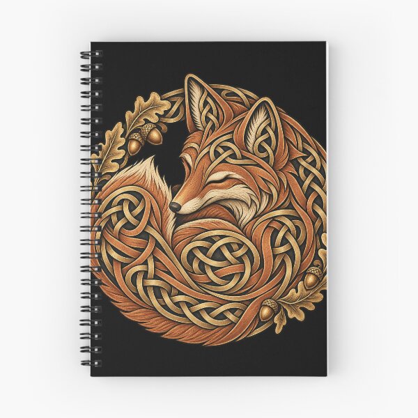 Item preview, Celtic fox with oak knots designed and sold by lAnJefurtifeu.