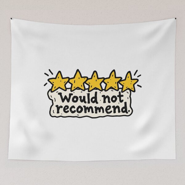 Item preview, Would Not Recommend designed and sold by MonkiFlipp.
