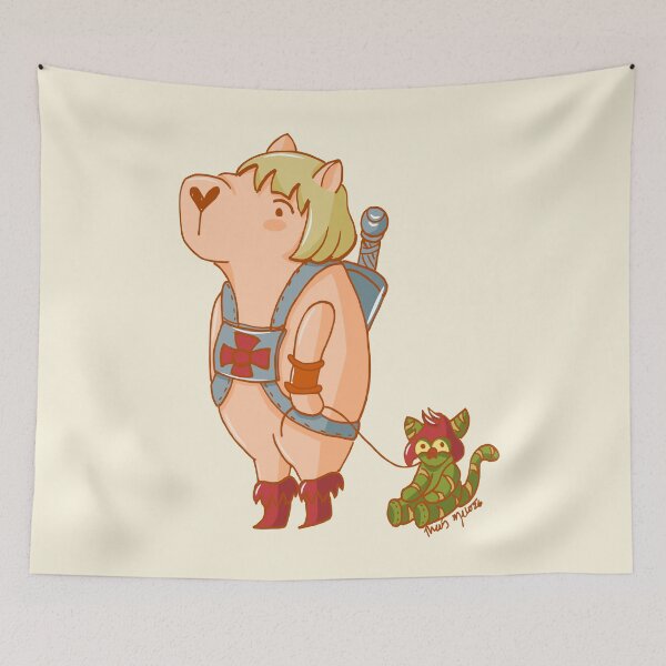 Item preview, Capybara Hero of the Universe  designed and sold by ThaisMelo.