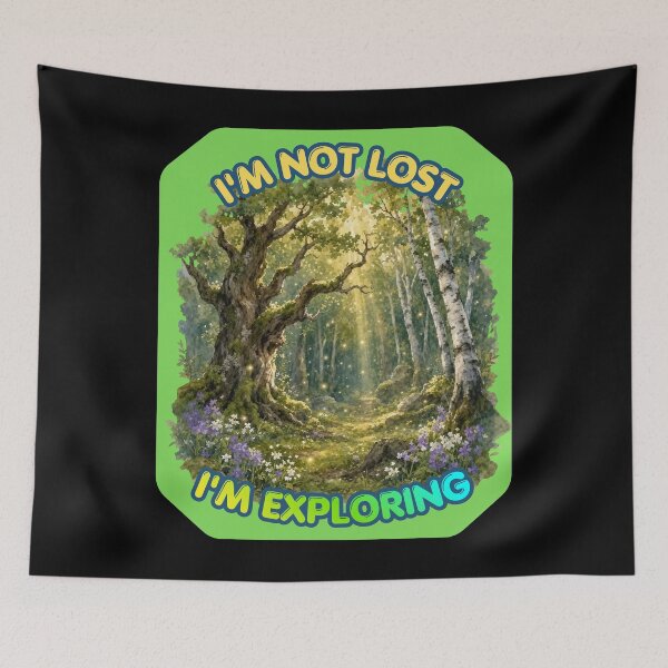 Item preview, I'm Not Lost, I'm Exploring, Gifts For Travel Enthusiasts  designed and sold by zebek-design.