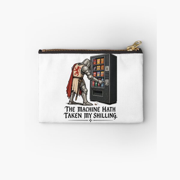 Item preview, The Machine Hath Taken My Shilling – Funny Medieval Knight Humor designed and sold by tzmoore16.