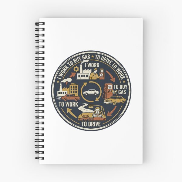 Item preview, I Work To Buy Gas To Drive To Work designed and sold by Biczekdziczek.