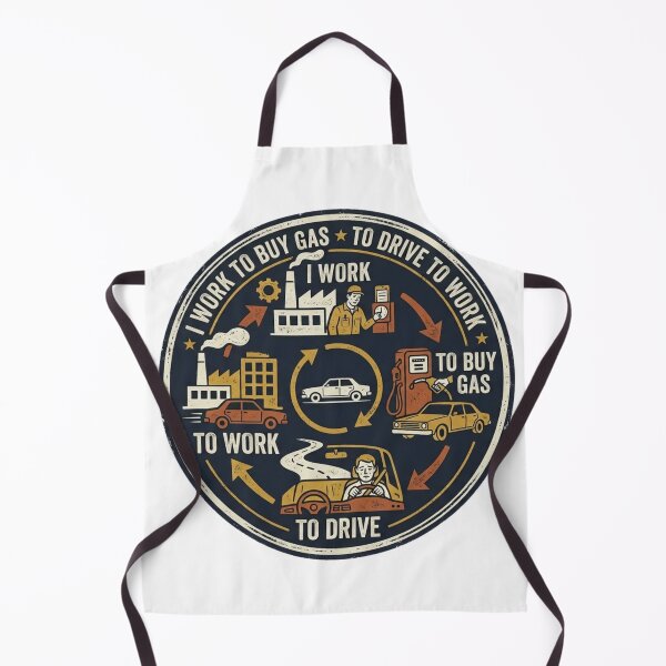 Item preview, I Work To Buy Gas To Drive To Work designed and sold by BikTee.
