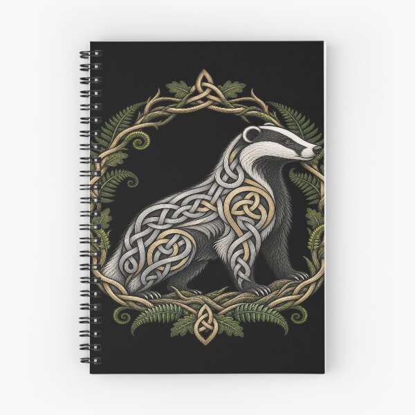 Item preview, Celtic badger with intertwined ferns designed and sold by lAnJefurtifeu.