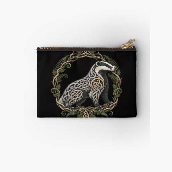 Item preview, Celtic badger with intertwined ferns designed and sold by lAnJefurtifeu.