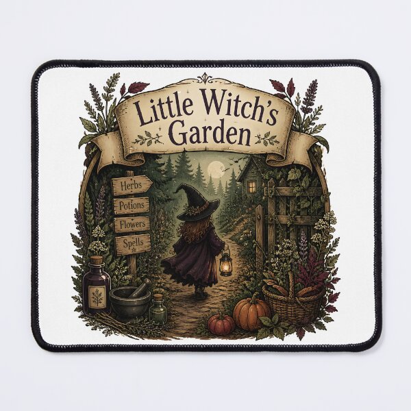 Item preview, Little Witch's Garden A Little Witchy Herbal Tale designed and sold by OliviaHayesArt.