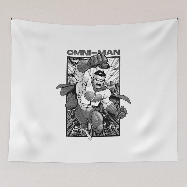Item preview, Omni-Man Black and White T-shirt designed and sold by Centujpg.