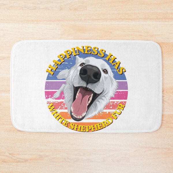 Item preview, Happiness Has White Shepherd Fur Dog Lover Design designed and sold by BikTee.
