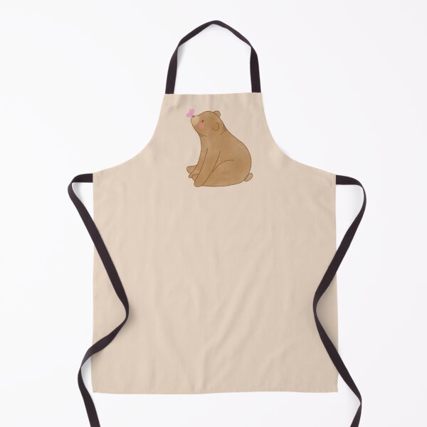 Item preview, Cute Brown Bear with Pink Butterfly designed and sold by winterpumpkin.