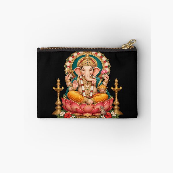 Item preview, Ganesha on lotus, temple art designed and sold by lAnJefurtifeu.