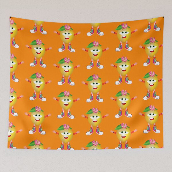 Item preview, Satisfied Lemon Animated Character Girl Version designed and sold by ExpressiveToon.