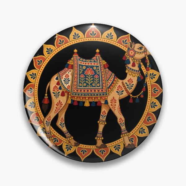Item preview, Rajasthani camel with textile patterns designed and sold by lAnJefurtifeu.