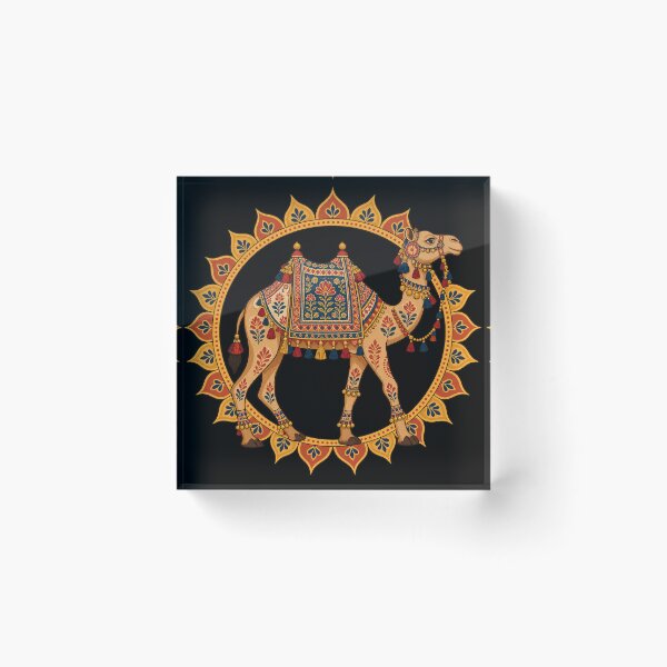 Item preview, Rajasthani camel with textile patterns designed and sold by lAnJefurtifeu.