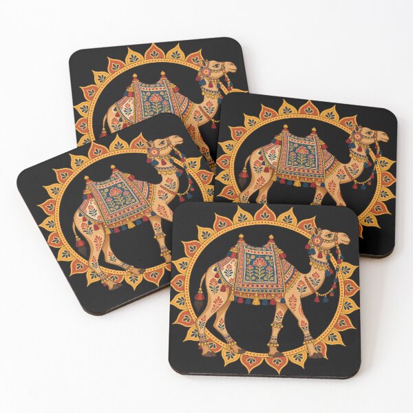 Item preview, Rajasthani camel with textile patterns designed and sold by lAnJefurtifeu.
