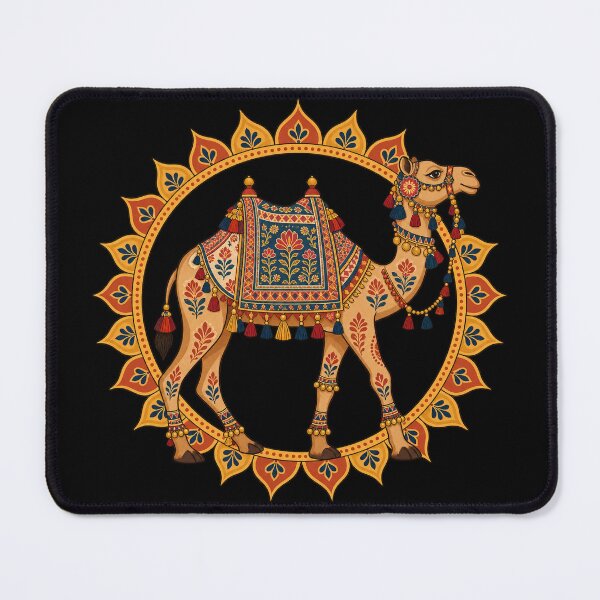 Item preview, Rajasthani camel with textile patterns designed and sold by lAnJefurtifeu.
