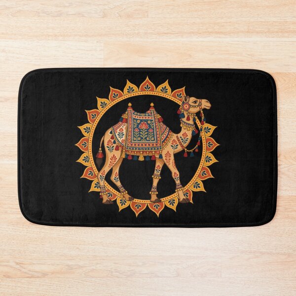 Item preview, Rajasthani camel with textile patterns designed and sold by lAnJefurtifeu.