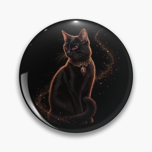 Item preview, Victorian Black Cat | Gothic Dark Academia Art designed and sold by Briarmoire.