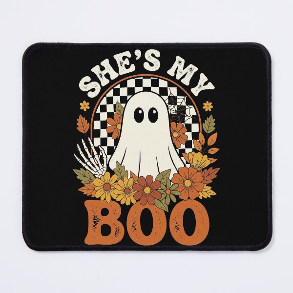 Item preview, She's My Boo Checkerboard Ghost Floral Fall Couples designed and sold by MizoX7.