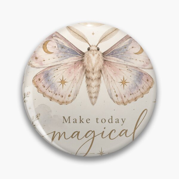 Item preview, Make Today Magical Celestial Moth designed and sold by Willow Sky.
