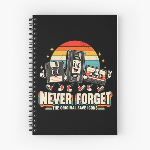 Item preview, Never Forget the Original Save Icons – Retro Floppy Disk, VHS & Cassette Nostalgia designed and sold by JanuszJarowicz.