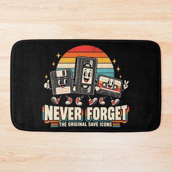 Item preview, Never Forget the Original Save Icons – Retro Floppy Disk, VHS & Cassette Nostalgia designed and sold by JanuszJarowicz.