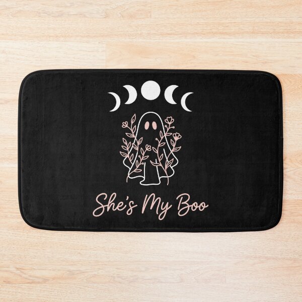 Item preview, She's My Boo Minimalist Ghost Moon Phases Floral designed and sold by MizoX7.