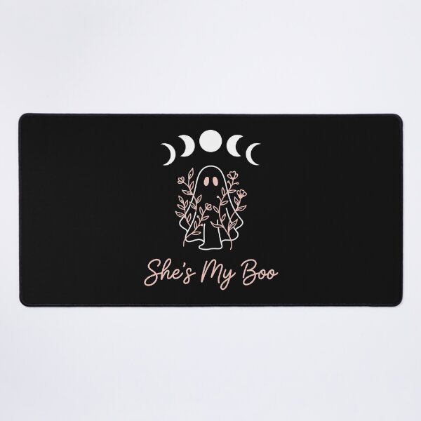 Item preview, She's My Boo Minimalist Ghost Moon Phases Floral designed and sold by MizoX7.