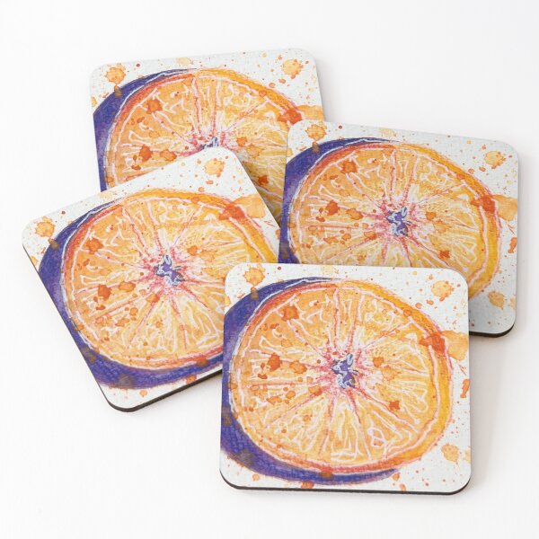 Item preview, Watercolor orange designed and sold by LostFlamingoArt.