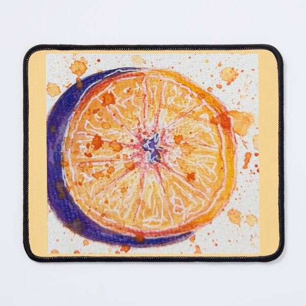 Item preview, Watercolor orange designed and sold by LostFlamingoArt.