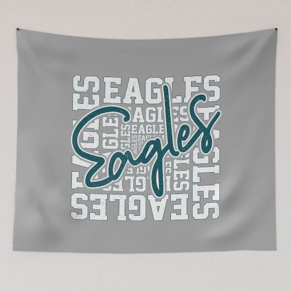 Item preview, Vintage Eagles Script Distressed Football Sports Fan Team Spirit designed and sold by RockTheFeal.