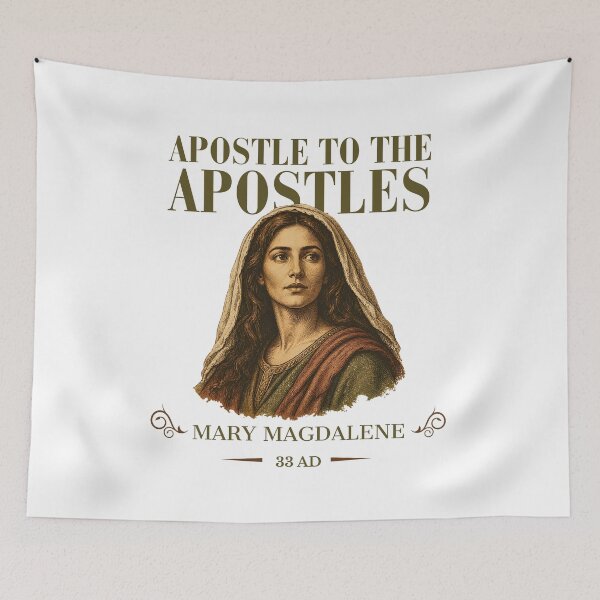 Artikelvorschau, Apostelin der Apostel – Maria Magdalena, 33 n. Chr. Historisches Porträt entworfen und verkauft von Neurospicy Trolls.