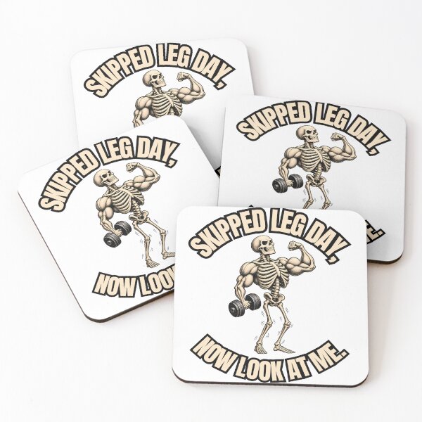Item preview, Skipped Leg Day Funny Gym Skeleton designed and sold by thestiles.