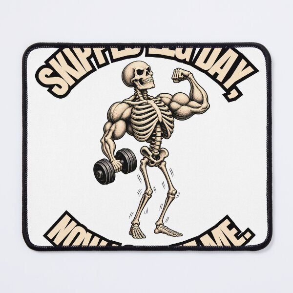 Item preview, Skipped Leg Day Funny Gym Skeleton designed and sold by thestiles.