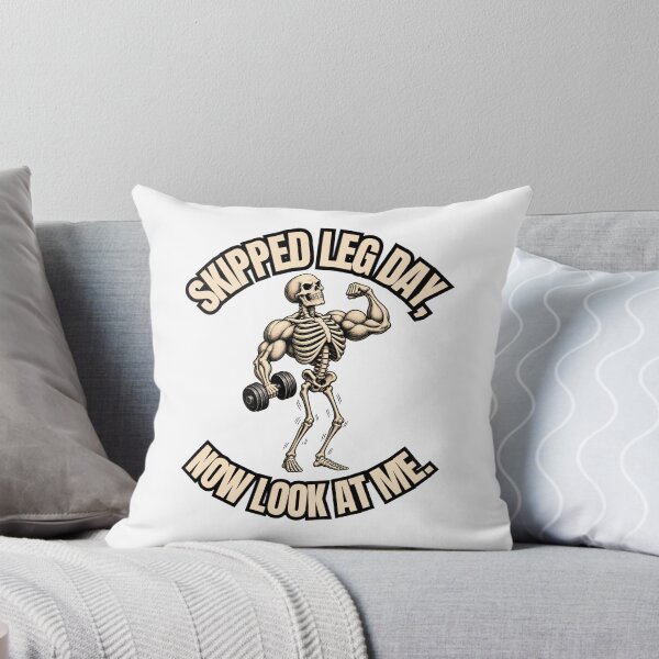 Item preview, Skipped Leg Day Funny Gym Skeleton designed and sold by thestiles.
