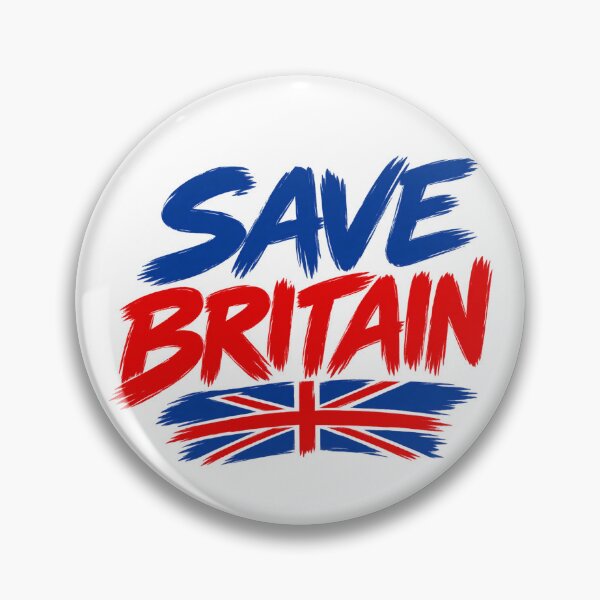 Item preview, Save Britain – British Patriotism Anti-Immigration & Refugee Awareness Design designed and sold by Sarcastic Tee.