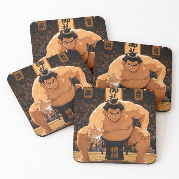 Item preview, Anime Japanese Sumo Wrestler - Traditional Japanese Sumo Art designed and sold by CzipipitoStudio.