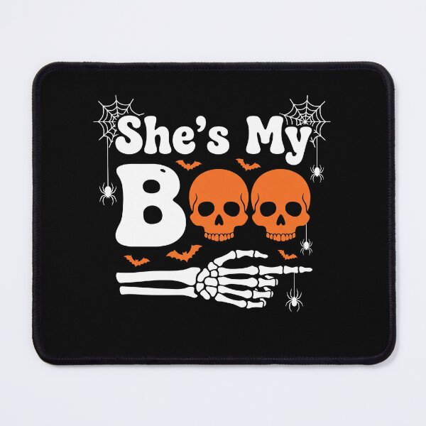 Item preview, She's My Boo Skulls Skeleton Hand Creepy Couples designed and sold by MizoX7.