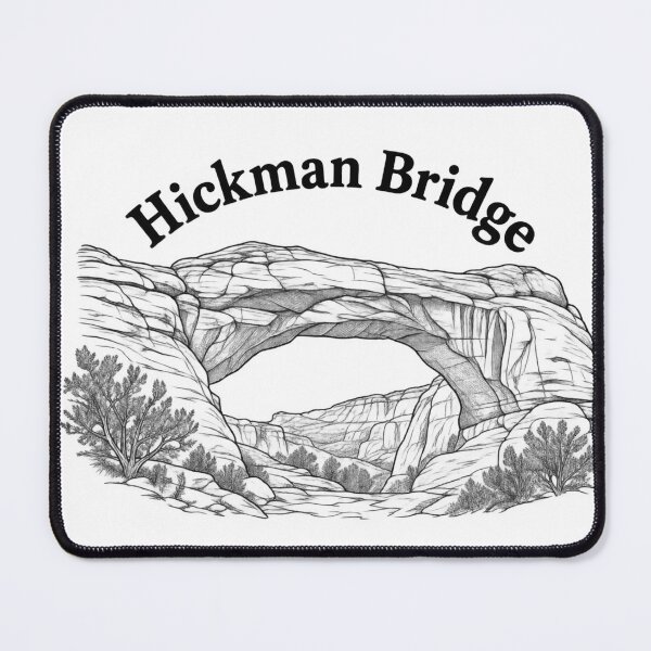 Item preview, Hickman Bridge Capitol Reef National Park Utah Line Art designed and sold by Tee Visions.