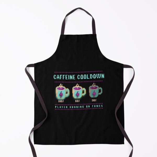 Item preview, Caffeine Cooldown – Pixel Mug Energy Meter designed and sold by FaeryNuff.