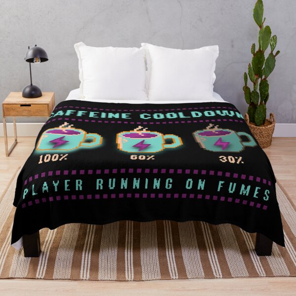 Item preview, Caffeine Cooldown – Pixel Mug Energy Meter designed and sold by FaeryNuff.
