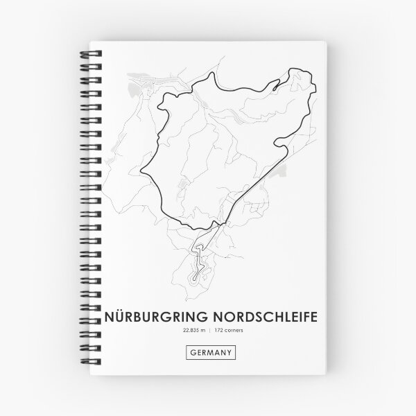 Item preview, Nürburgring Nordschleife Germany Racing Track Map Design designed and sold by PORTALSTAR.