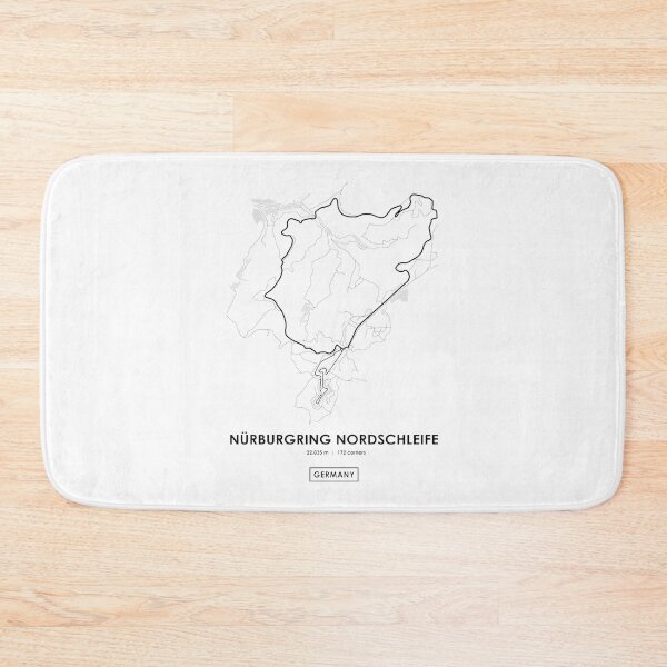 Item preview, Nürburgring Nordschleife Germany Racing Track Map Design designed and sold by PORTALSTAR.