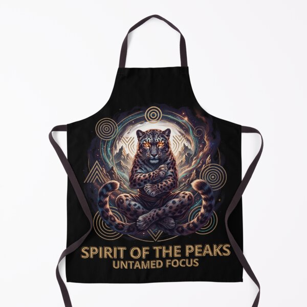Item preview, Spirit Of The Peaks Untamed Focus - Meditating Snow Leopard designed and sold by rich-moda.