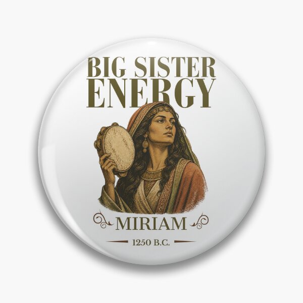 Item preview, Big Sister Energy - Miriam 1250 B.C. Vintage Biblical Prophetess designed and sold by Neurospicy Trolls.