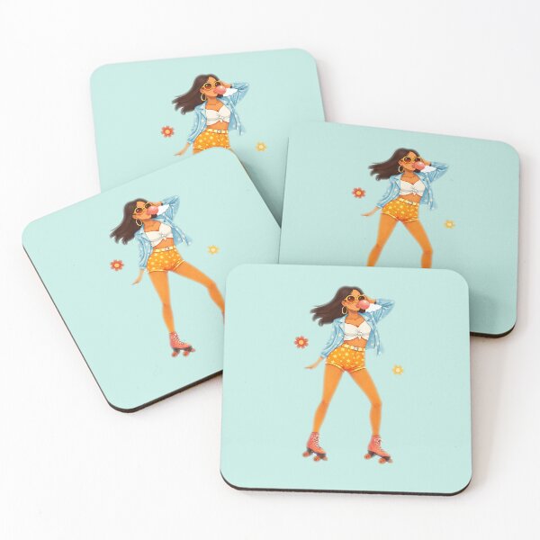Item preview, Retro Hippie Girl | Vintage Summer Vibes Illustration designed and sold by CzipipitoStudio.