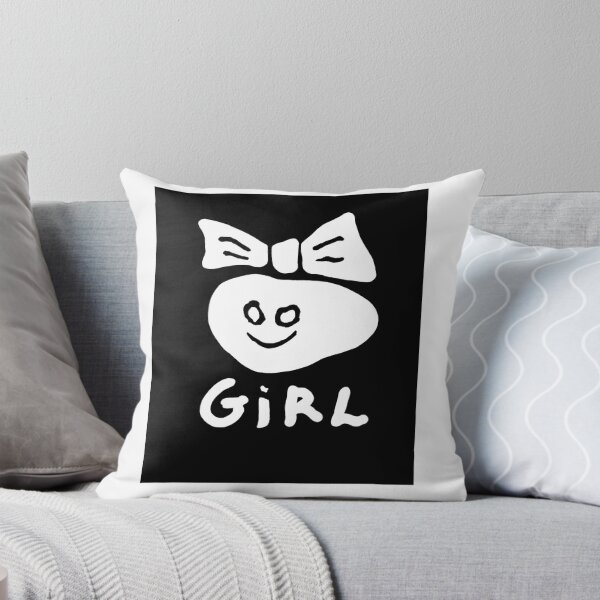 Item preview, Girl - Black and White  designed and sold by Bad Zombie .